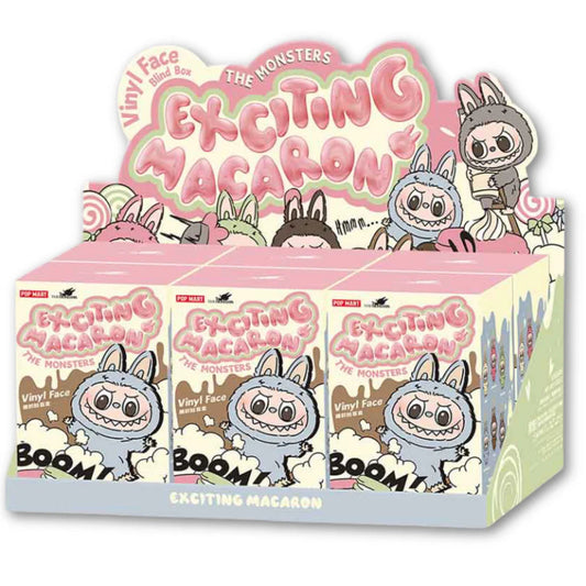Pop Mart Labubu The Monsters ‘Tasty Macarons’ Series Vinyl Pendant Sealed Case - 6 Blind Boxes